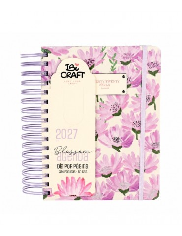 AGENDA IBI "BLOSSOM" DIA POR HOJA 2027